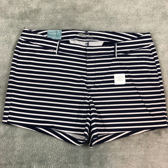 Old Navy Pants - NWT Old Navy 'Pixie' Dark Blue Stripe Festival